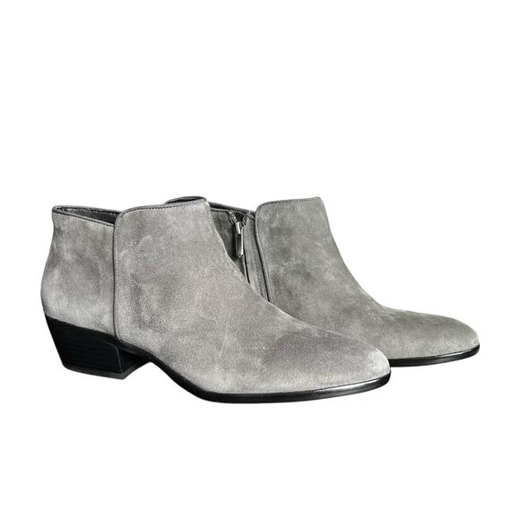 Sam Edelman Womens Petty Gray Suede Ankle Boots Size 10 US 41 EU New - Picture 1 of 7